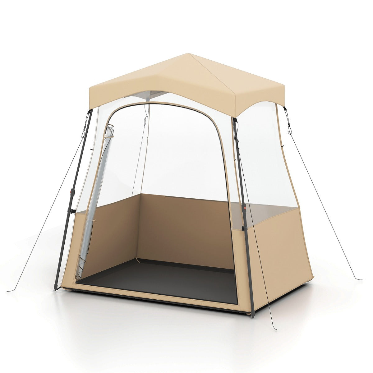 LIVSK Kampeertent - Waterdicht Oxford - materiaal - Inclusief Draagtas en Accessoires - Geschikt voor - 20℃ - 183 x 135 x 175 cm
