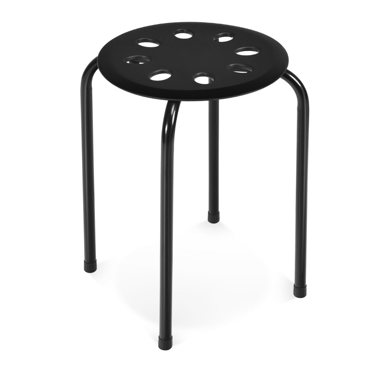 LIVSK Stapelbare Klaslokaal Eetkamerkruk Set - Stabiel Metalen Frame - Anti-slip Voetsteunen - Voor Kinderen Tot 100 kg -