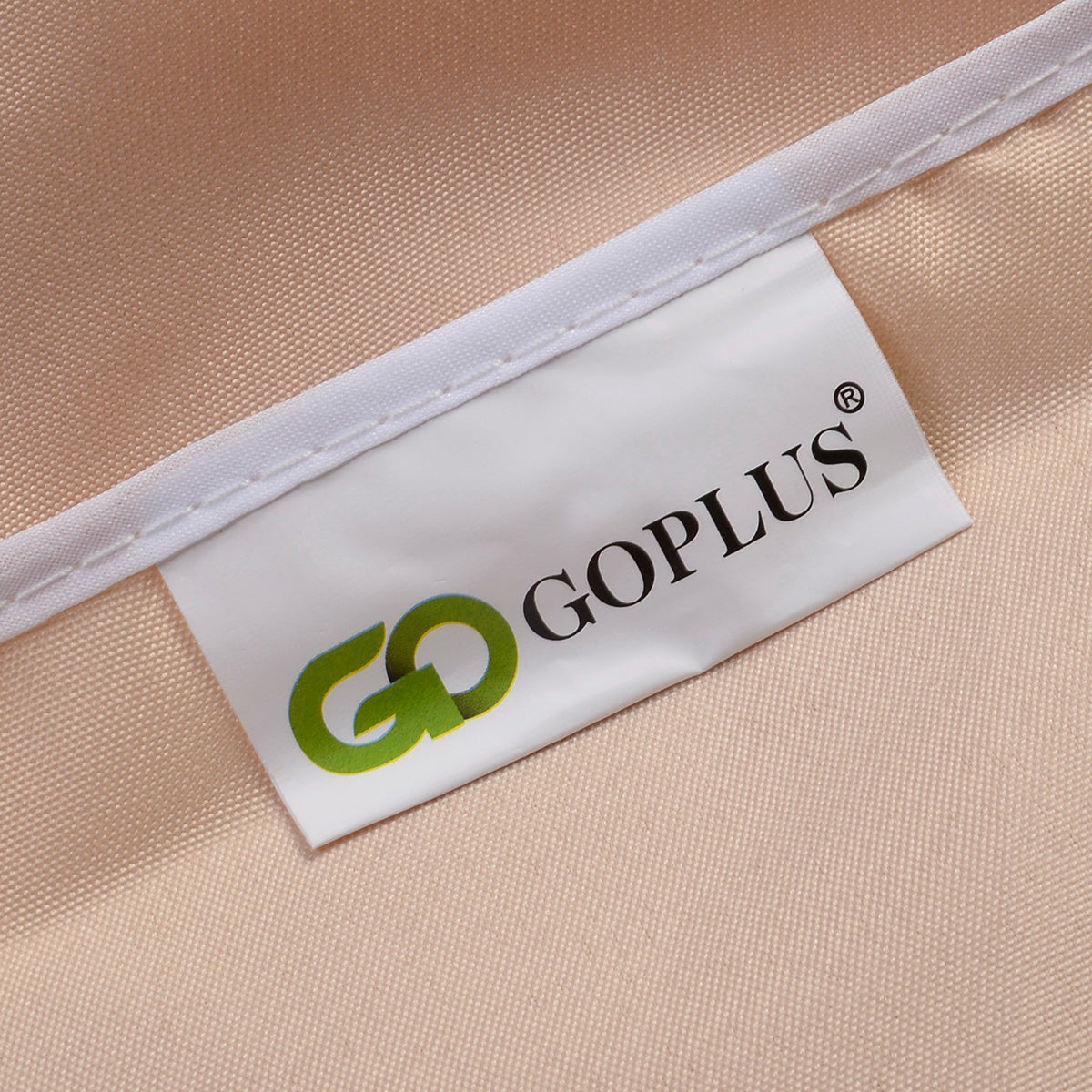 LIVSK Schommelbank Zonnedak - Hoogwaardige Polyester - Afneembare Zonnekap - Eenvoudige Montage - 12 cm Overstek - Beige