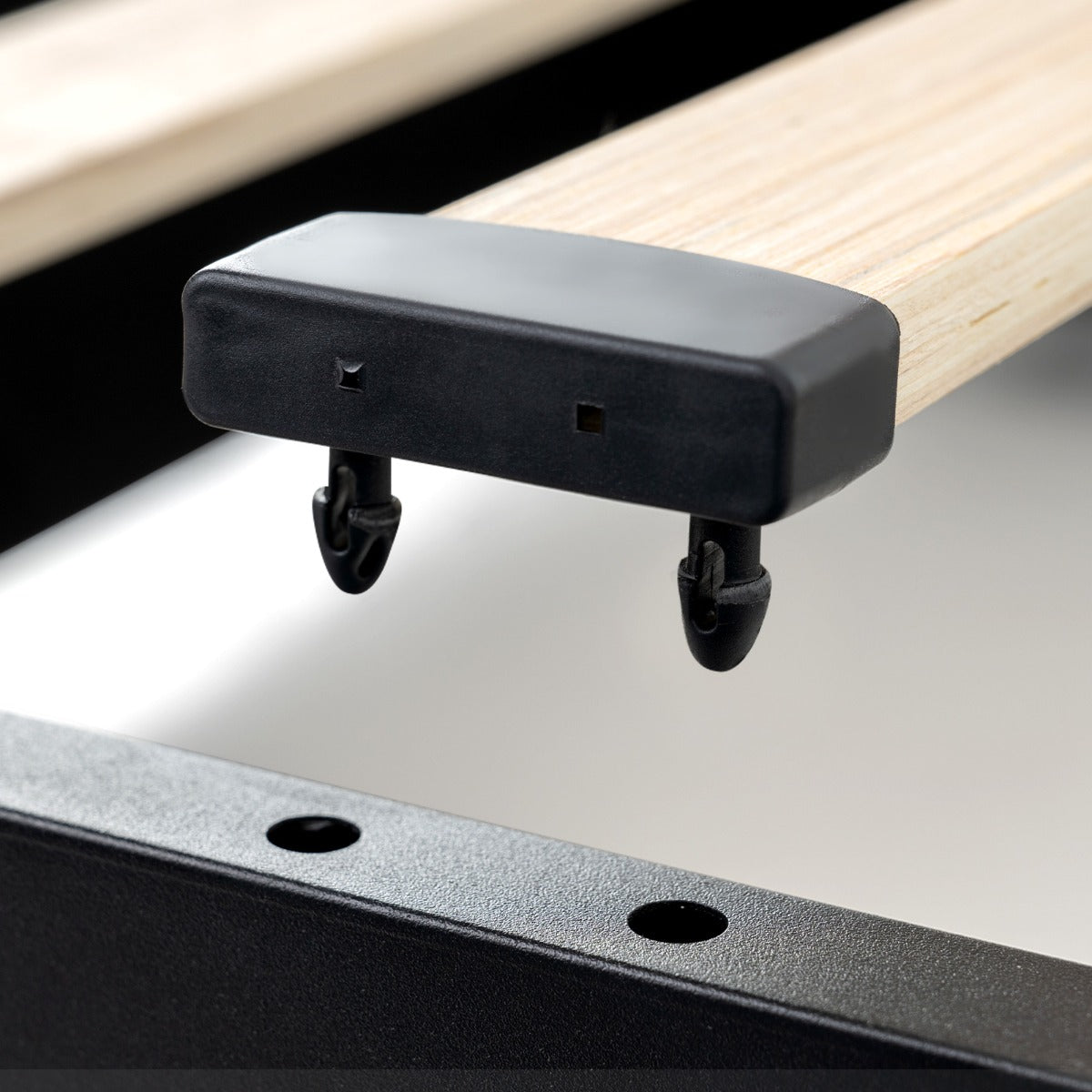 LIVSK Bedframe met LED-verlichting - Luxe Vleugelkop met Opbergruimte - Oplaadstation en 4 Lades - 200 x 160 cm - Grijs