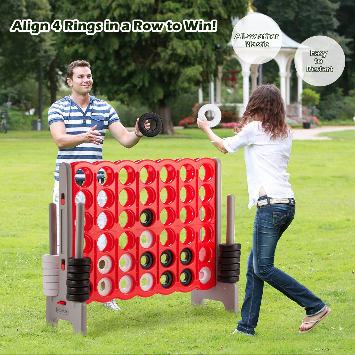 LIVSK 4-Winnende Speelset - 120 x 42 x 104 cm - Ontwikkel Motoriek en Cognitieve Vaardigheden - Voor Kinderen en Volwassenen -
