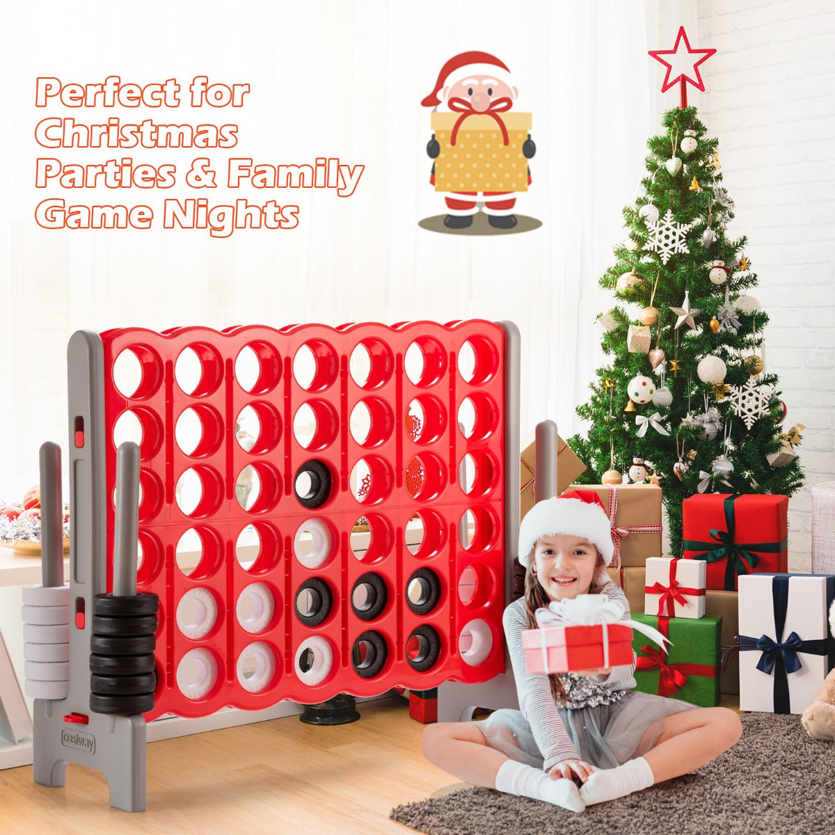 LIVSK 4-Winnende Speelset - 120 x 42 x 104 cm - Ontwikkel Motoriek en Cognitieve Vaardigheden - Voor Kinderen en Volwassenen -