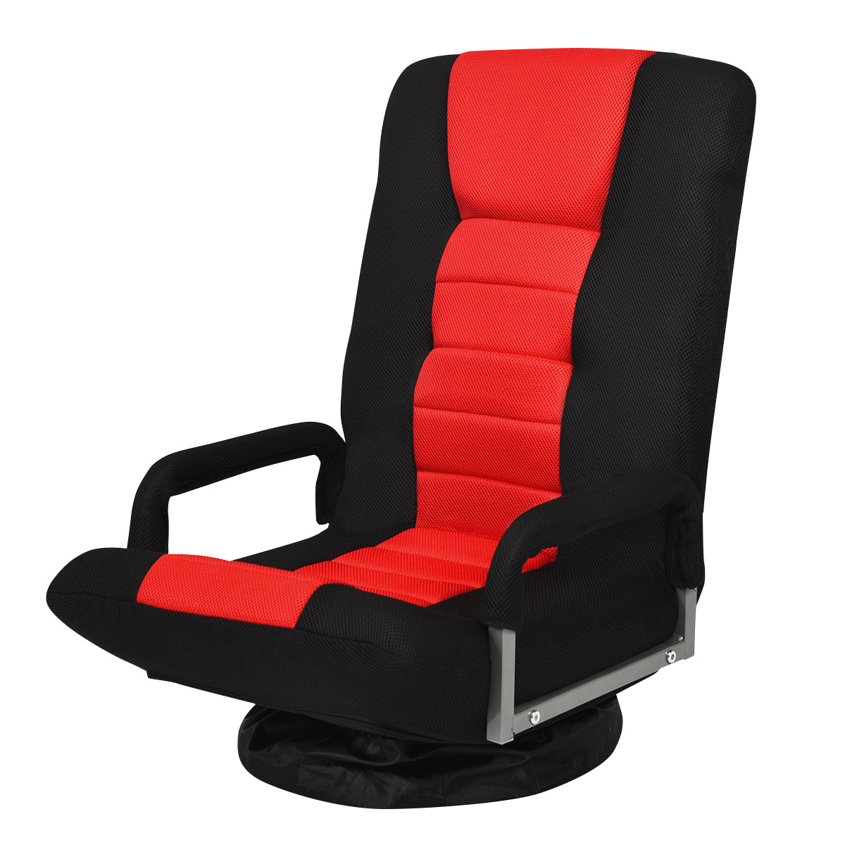 LIVSK Vloer Gaming Stoel - 6-Positie Verstelbaar - 360° Draaibaar - Ergonomisch - Opvouwbaar - Tot 140 kg - Zoals afgebeeld