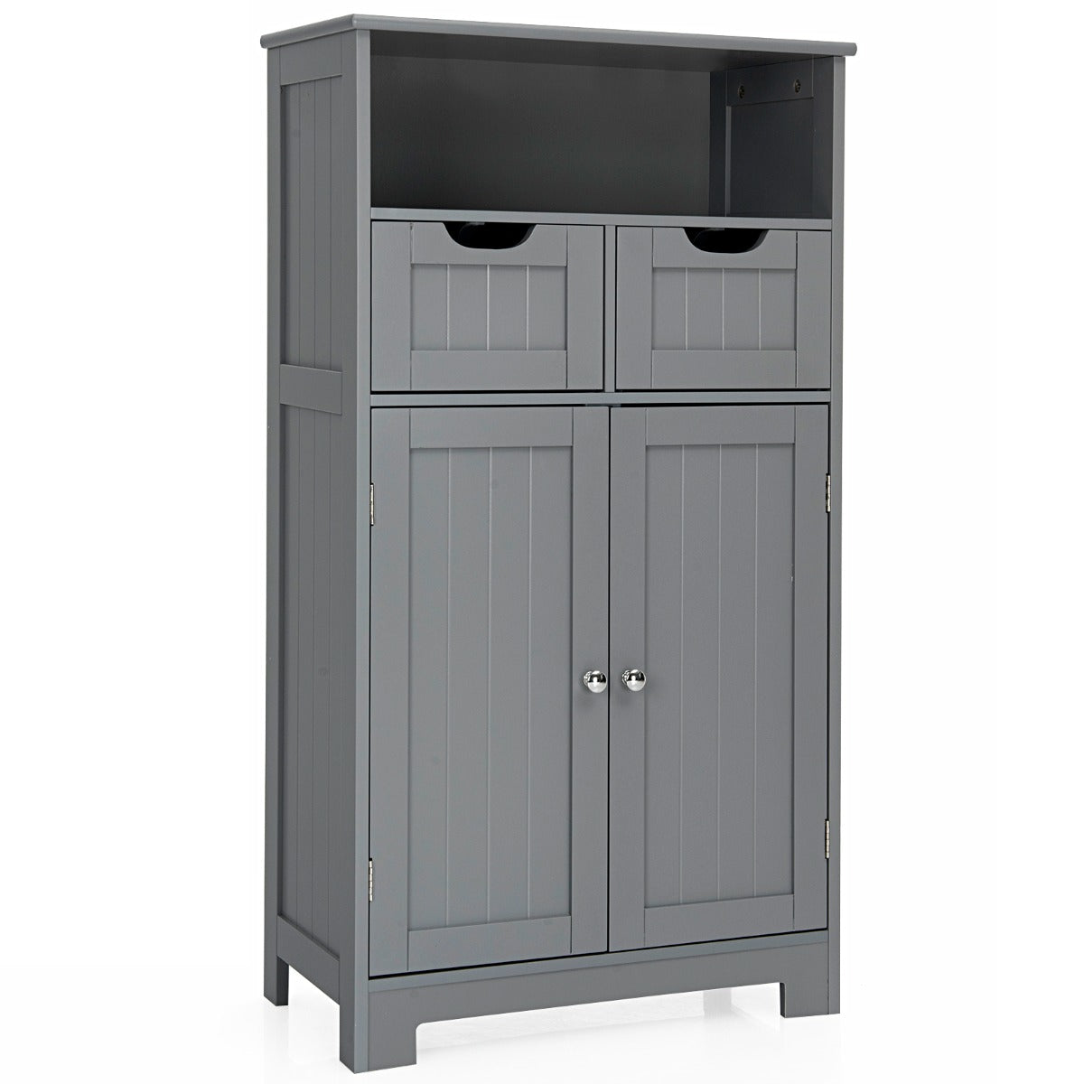 LIVSK Vloer-tot-Plafondkast met Lades - Ruime Opbergruimte - Aanpasbare Planken - Stabiele MDF-constructie - 60 x 30 x 109 cm -