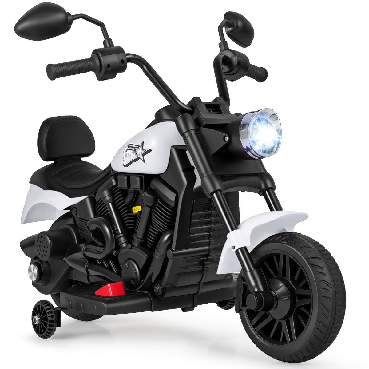 LIVSK Elektrische Motorfiets - Veilig en Eenvoudig in Gebruik - Verstelbare Stuur en Voetsteunen - Voor Kinderen 3+ -