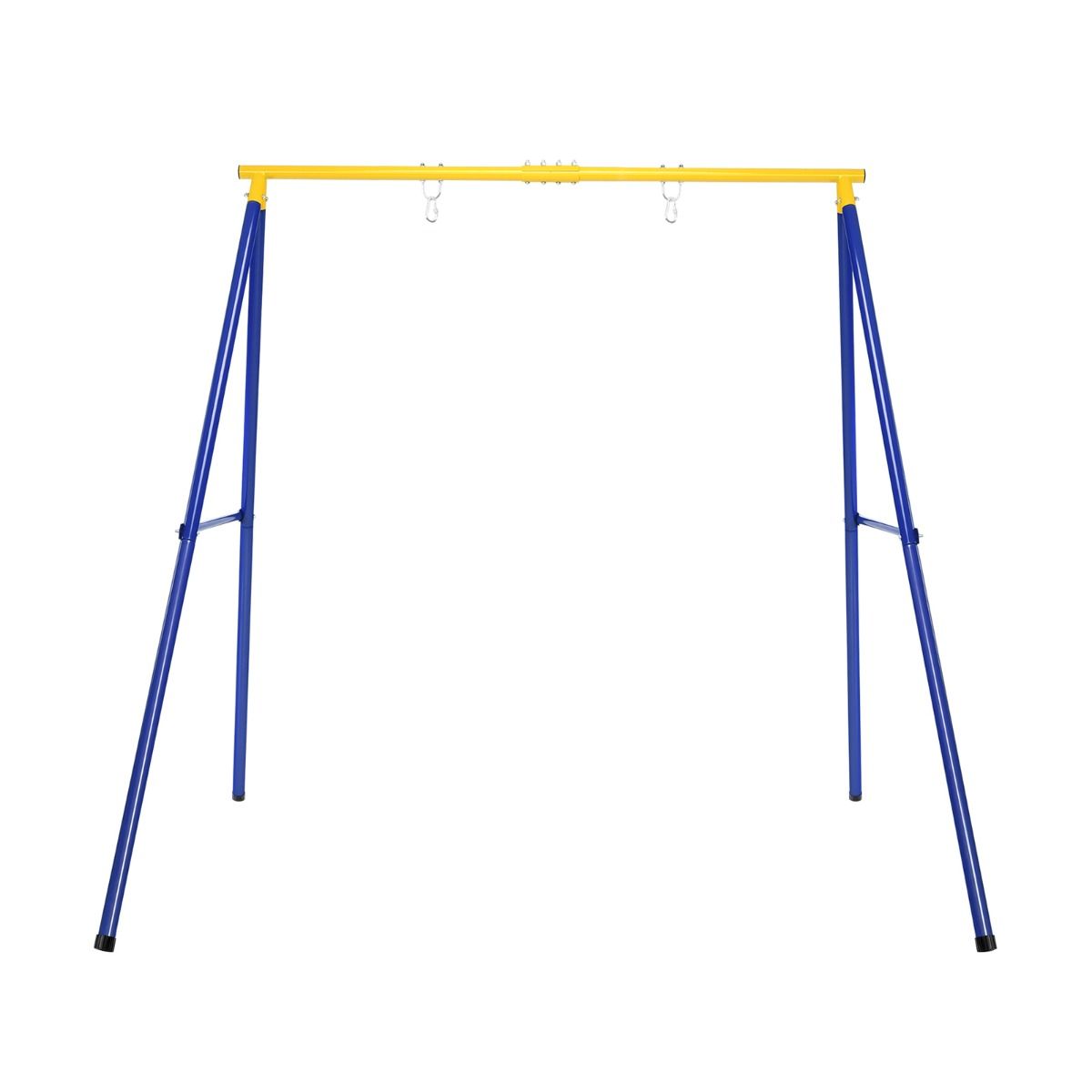 LIVSK Nestschommelset - Metalen A-frame - Draagvermogen tot 150 kg - Verstelbare hoogte 100-180 cm - Veelkleurig