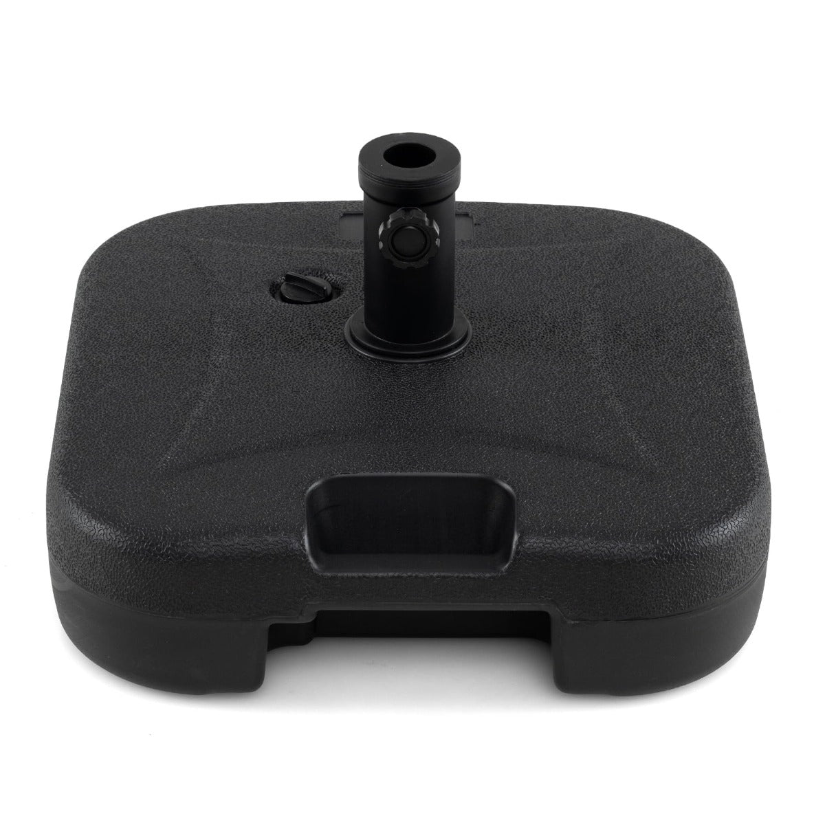 LIVSK Parasolvoet - UV-bestendig HDPE - Tot 27 kg vulcapaciteit - 3 Koppelingen - Draagbaar - Zwart