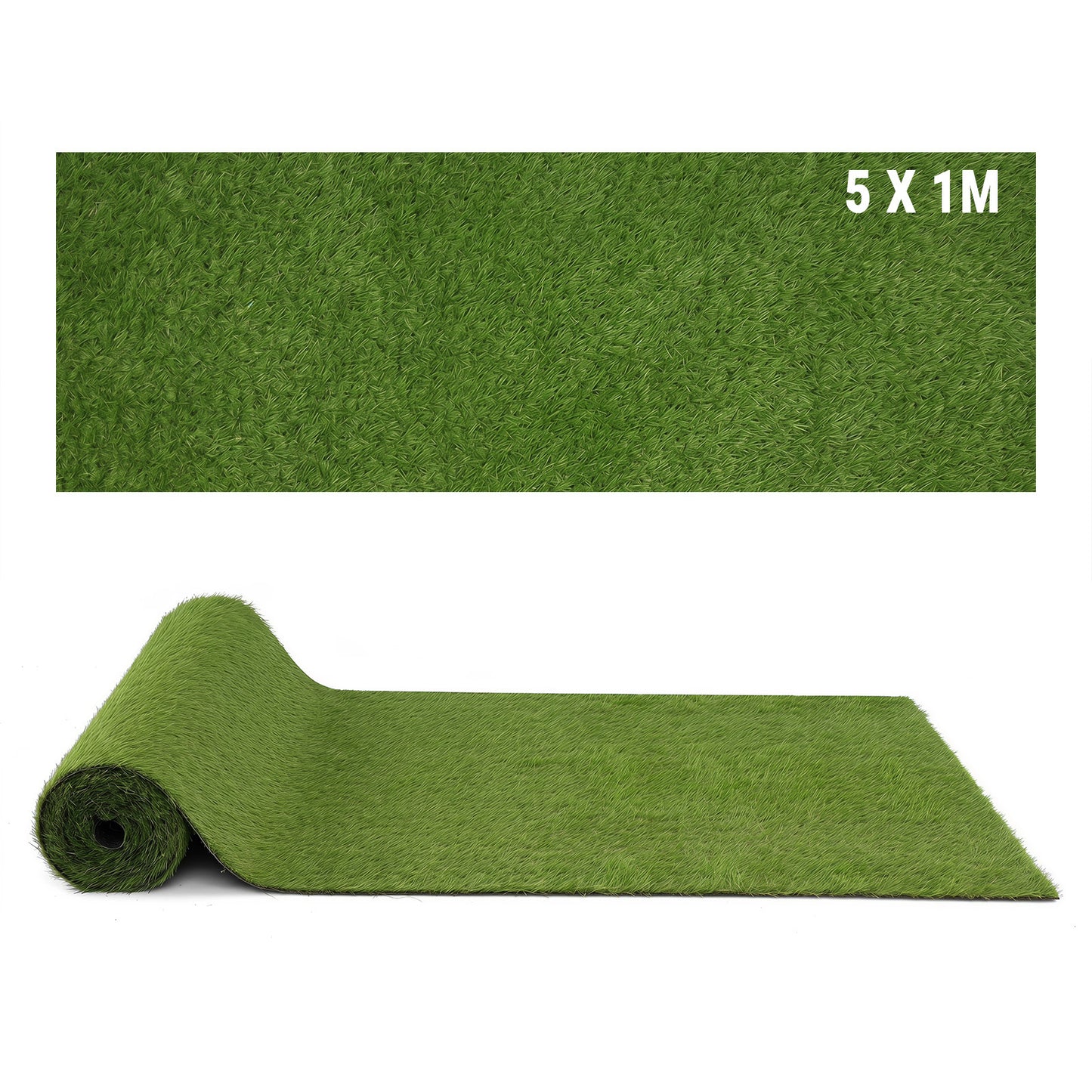 Costway 20 mm Kunstgras Buiten Groen 100 x 500 cm