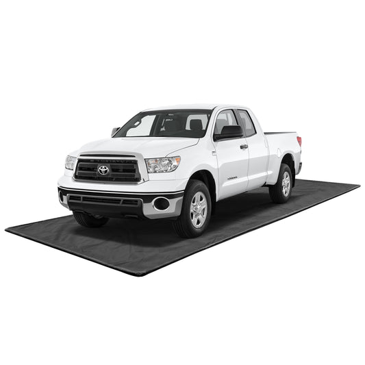 Costway Garage mat Auto 670 x 275 cm Olie mat Garage Olie Opvangmat Antislip & Waterdicht Zwart