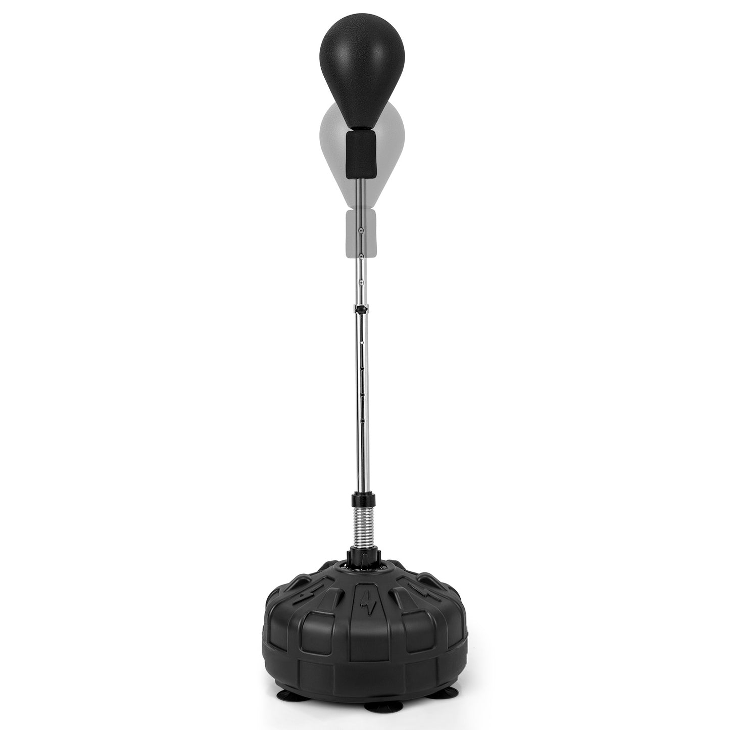 Costway Punchingball met Standaard 137–156 cm in Hoogte Verstelbare Bokstand Punching Ball met Vulbare Standaard