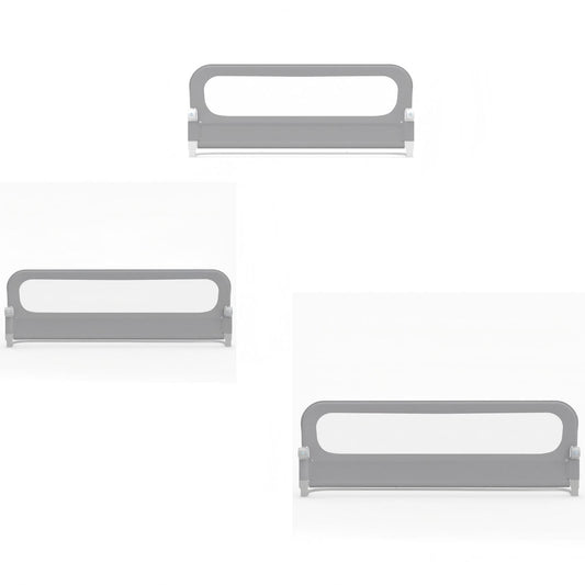Costway Set van 2 Inklapbare Bedhekken van 178 cm + Inklapbaar Bedhek met Afneembare Bekleding van Oxford-stof Grijs