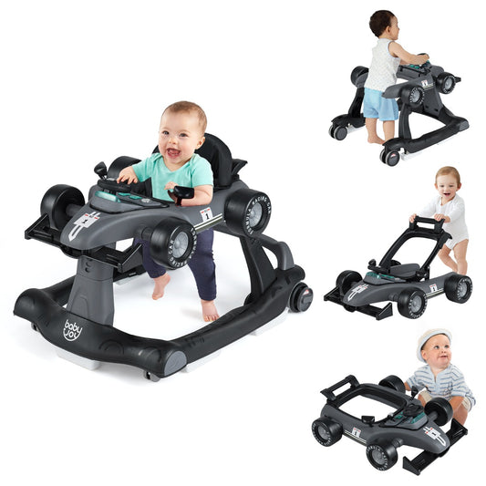 LIVSK 3-in-1 Loopwagen - Hoogte Verstelbaar - Geruisloze Wielen - Ergonomisch Ontwerp - Geschikt voor 6-18 maanden -