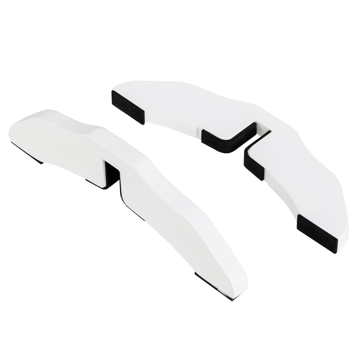 LIVSK Barrièrebeugels - Extra Stabiliteit voor Houten Hekken - Milieuvriendelijk Dennehout - Eenvoudig te Installeren - Wit