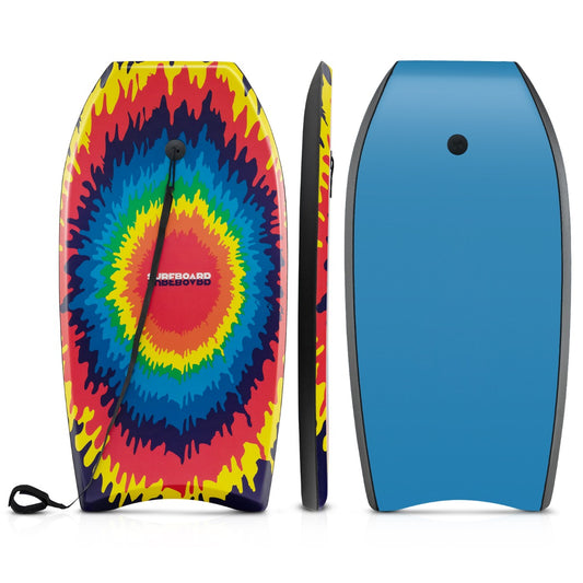 LIVSK Bodyboard 104 cm - Halvemaanvormige Staart - Lichtgewicht EPS Kern - Inclusief Verstelbare Polsband - Geschikt voor 14+ Jaar