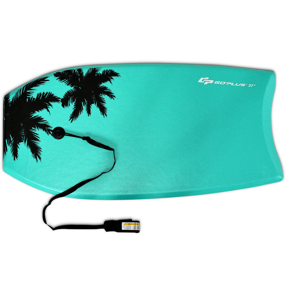 LIVSK Bodyboard - Duurzame EPS-kern - XPE-dek en HDPE-bodem - Inclusief riem en polsband - Voor gebruikers tot 95 kg - Groene
