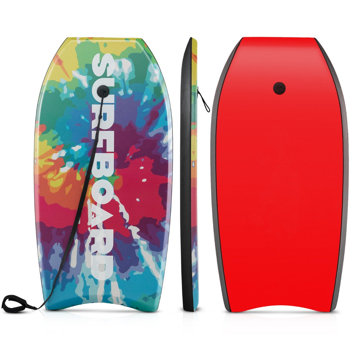 LIVSK Bodyboard - Halvemaanvormige Staart - Lichtgewicht EPS Kern - Comfortabel XPE Dek - Inclusief Verstelbare Polsband -