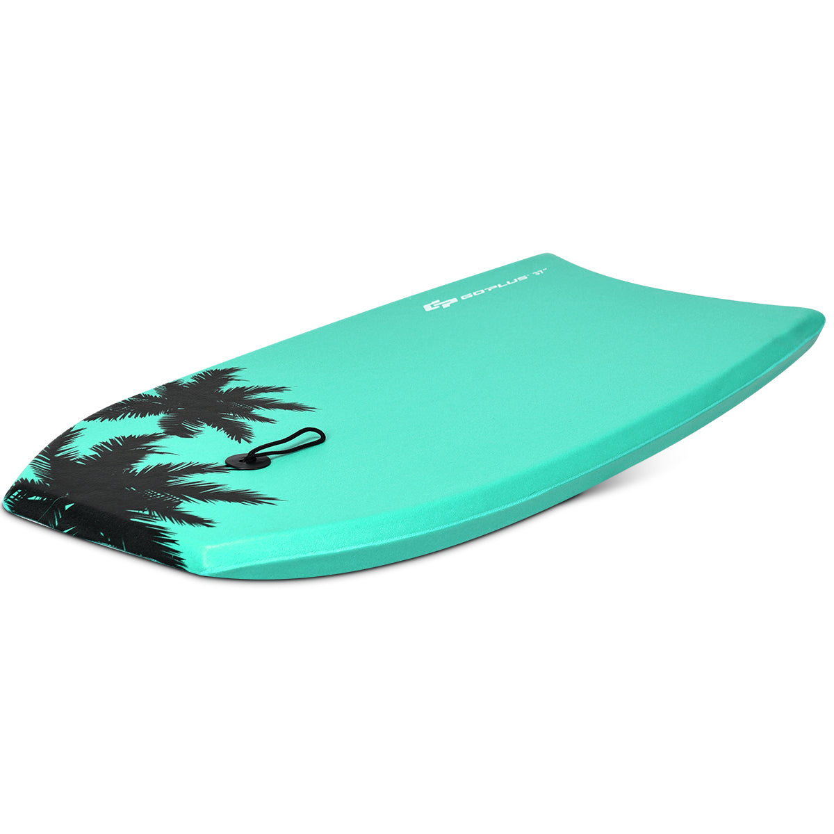 LIVSK Bodyboard - Hoogwaardige EPS-kern - Inclusief Riem en Polskoord - Lichtgewicht en Duurzaam - 94 x 47 x 5,5 cm - Groen