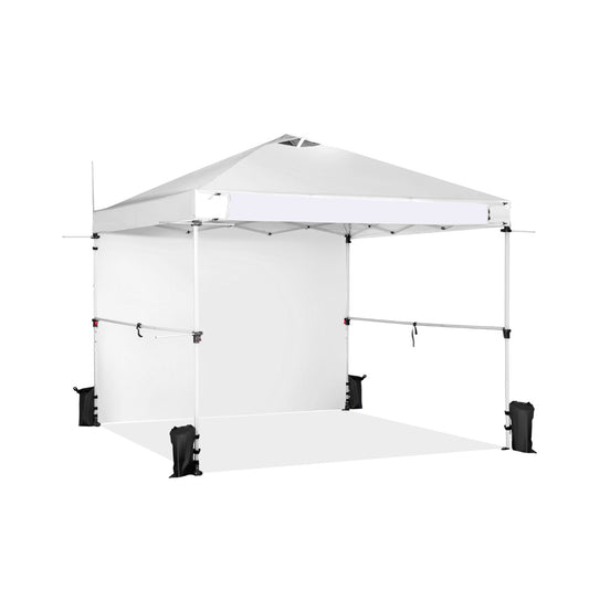 LIVSK Commerciële Paviljoen - Pop-up Design - Waterdicht Oxford - Inclusief Draagtas en Windbestendige Touwen - Wit
