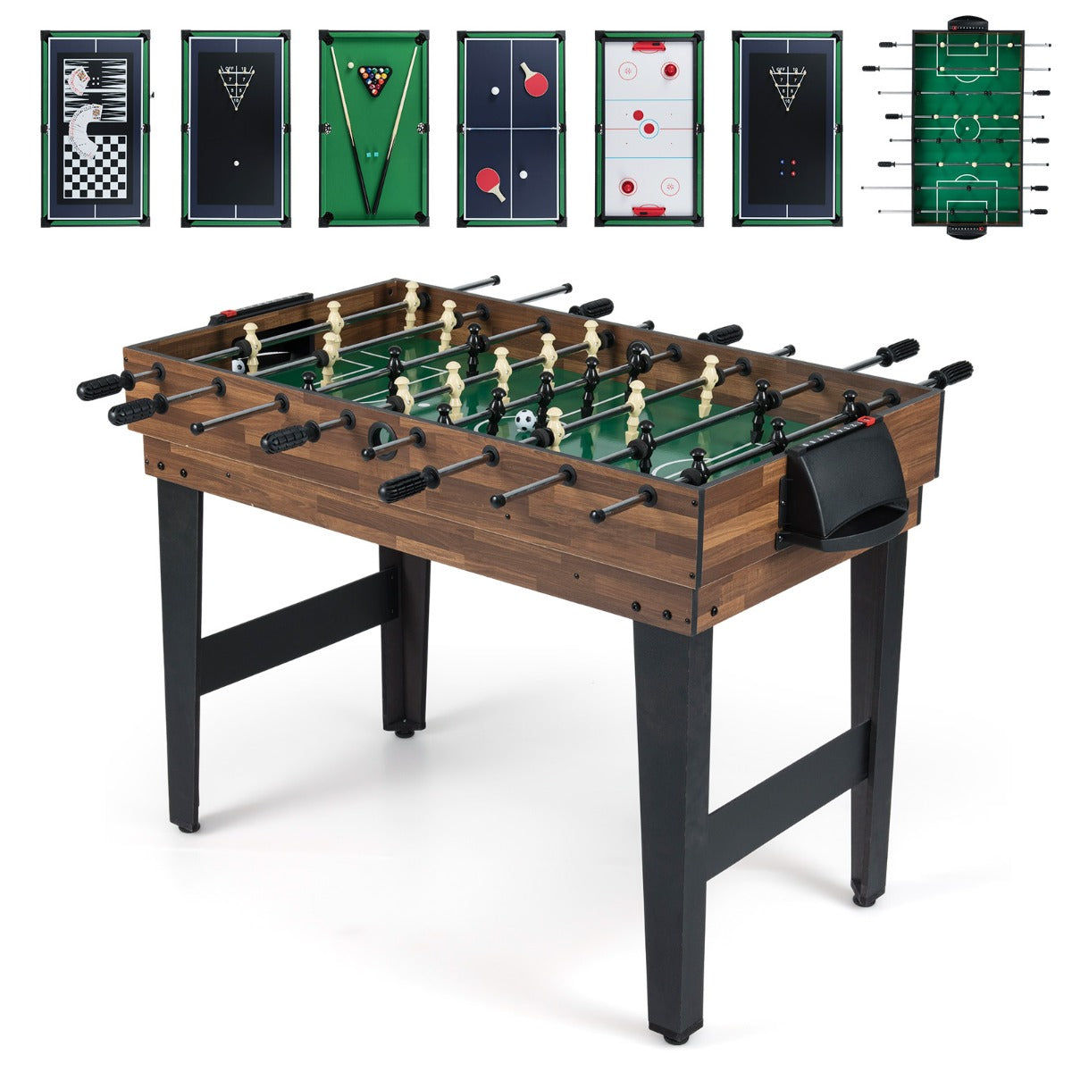 Livsk costway 10 in 1 multifunctionele speeltafel set multifunctionele speeltafel