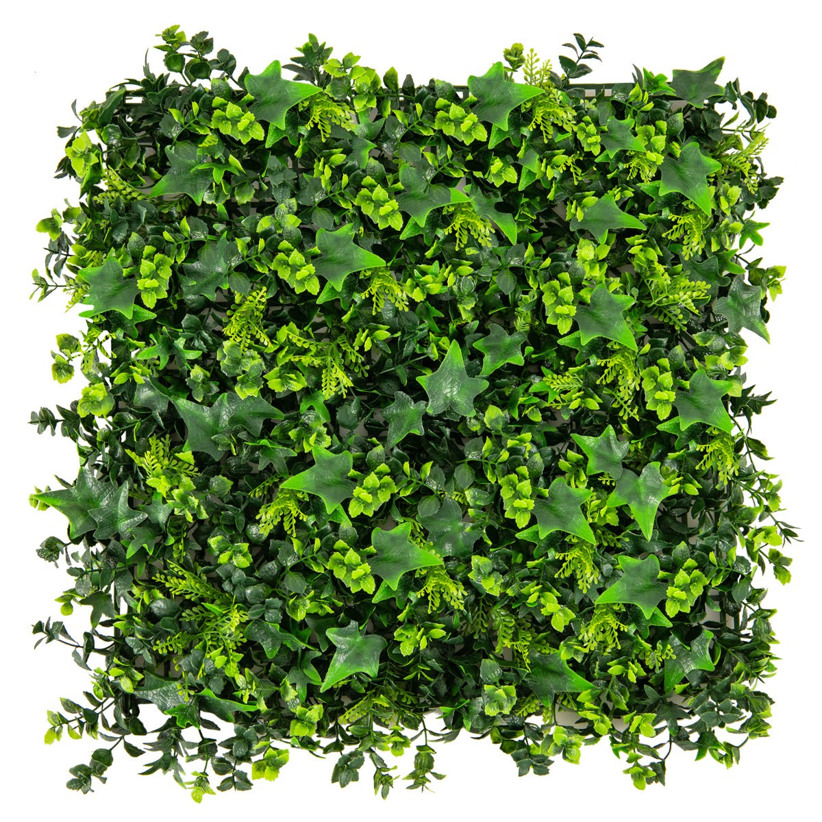 Livsk costway 12 kunstgras wandpanelen 50 x 50 cm kunst gebladerte panelen muur achtergrond binnen en buiten nep groene planten 2
