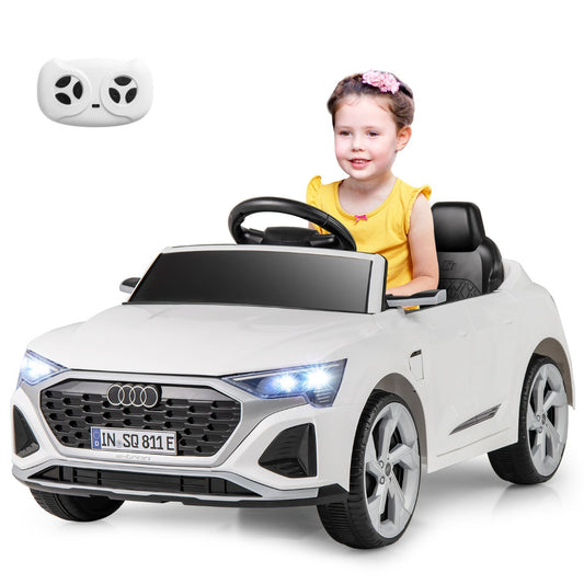 LIVSK Audi SQ8 Elektrische Kinderauto - Afstandsbediening - LED Verlichting - 12V Oplaadbare Batterij - Voor Kinderen vanaf 3