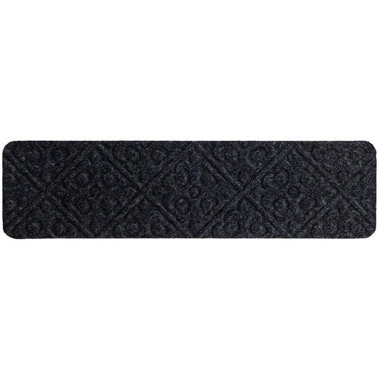 LIVSK Waterdichte Trapmatten Set - Antislip & Geluiddempend - Hoogwaardige Polyester - Op Maat Te Snijden - Grijs