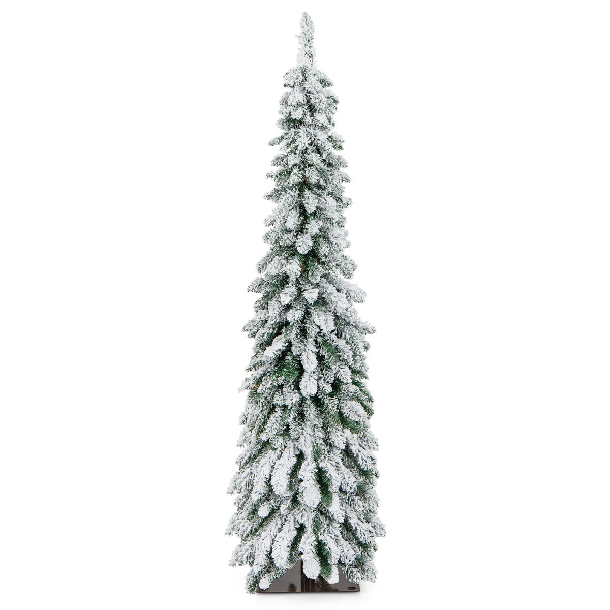 LIVSK Kunstkerstboom 150 cm - 334 Sneeuwtakken - 150 LED-lampjes - 11 Lichtmodi - Timer - Groen/Wit