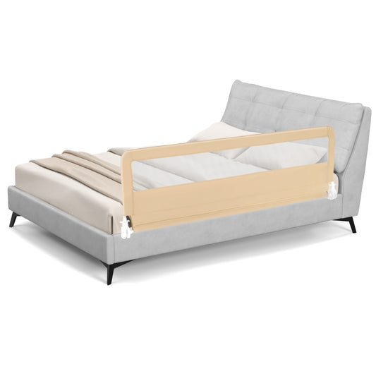 LIVSK Opvouwbaar Bedhekje - 180 cm - Veiligheidsgordels - Ademend Mesh - Wasbare Oxford-stof - Voor Bedden - Beige