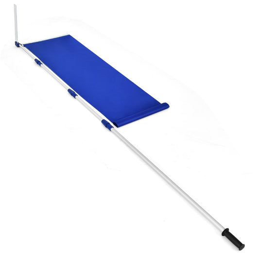 LIVSK Dakhark voor Sneeuwruimen - Verstelbare Handgreep 189-620 cm - Lichtgewicht Aluminium - Efficiënt en Duurzaam - Zilver +
