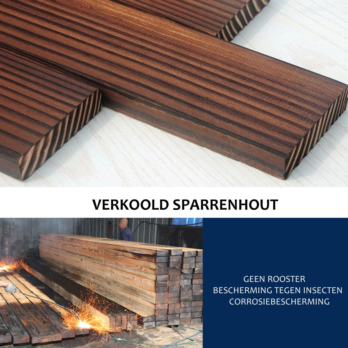 LIVSK Trapsgewijze Houten Fontein met Handpomp - Rustiek Design - Duurzaam Sparrenhout - Eenvoudig Op te Zetten - 44,5 x 44,5 x