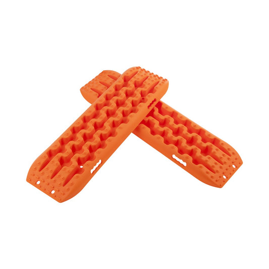 LIVSK Offroad Tractiematten - Set van 2 - Duurzaam Nylon - Tot 10 Ton - Grip en Flexibiliteit - Voor Extreme Temperaturen - Oranje
