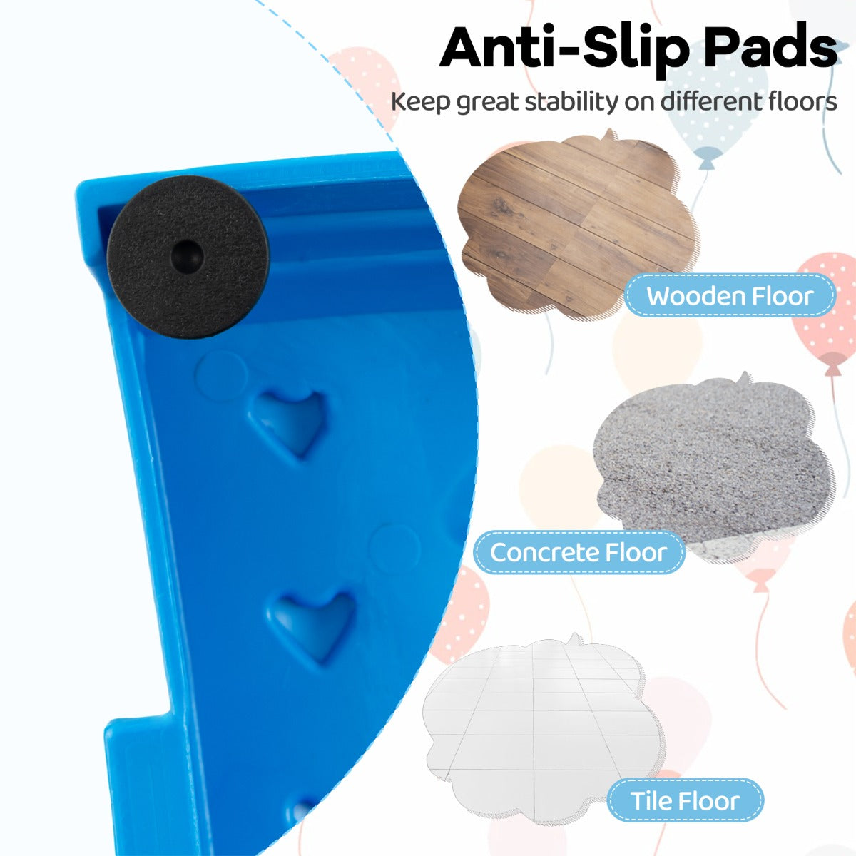 LIVSK 20 Stuks Kinderbalanceerbalken - Stimuleert Balans en Coördinatie - Antislip Pads - Draagvermogen 80 kg - Macaron-groen