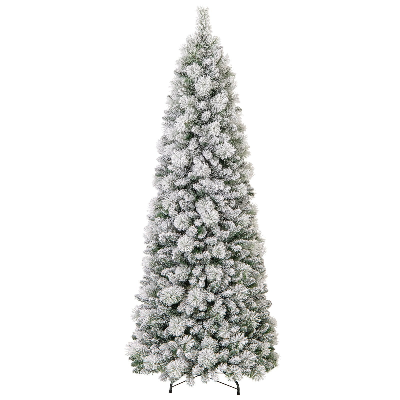 LIVSK Kunstkerstboom 210 cm - Pop Up met 200 Warmwitte LED-lampen - 680 Takpunten - Vlamvertragend - Groen