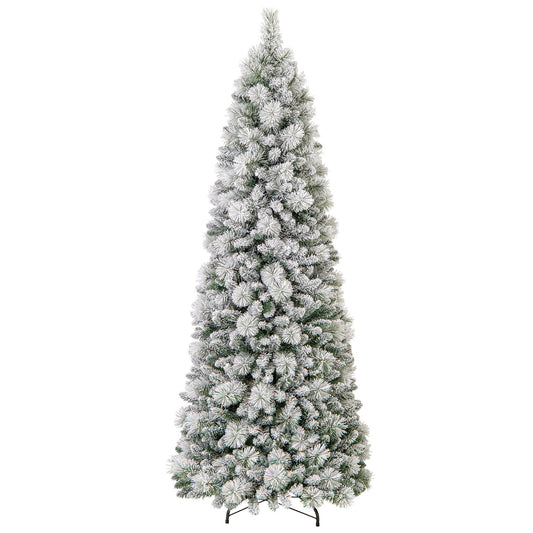 LIVSK Kunstkerstboom 210 cm - Pop Up met 200 Warmwitte LED-lampen - 680 Takpunten - Vlamvertragend - Groen