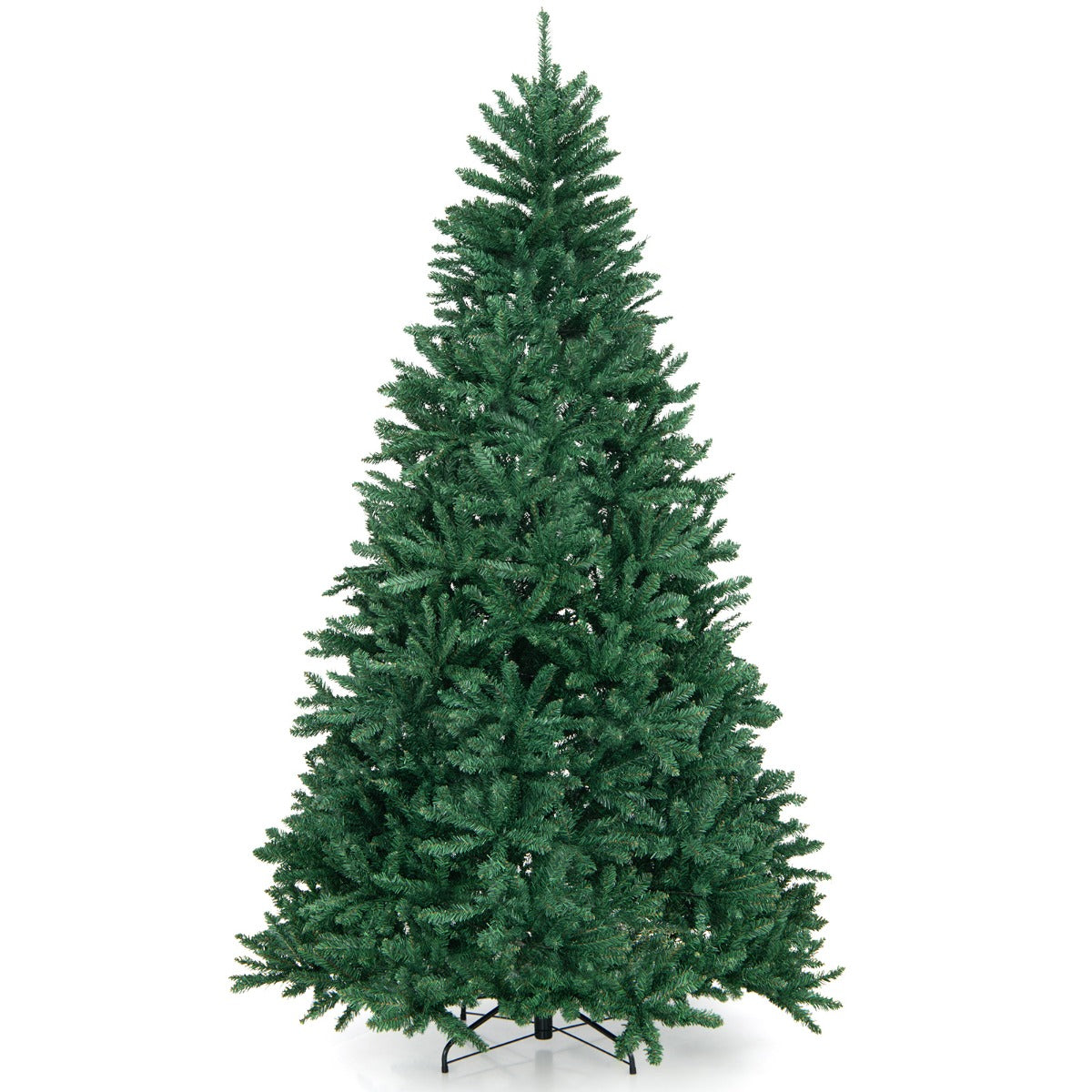 LIVSK Kunstkerstboom 225 cm - 2254 Realistische Takken - Scharnierend - Duurzame Standaard - Gemakkelijk Op te Bergen - Groen
