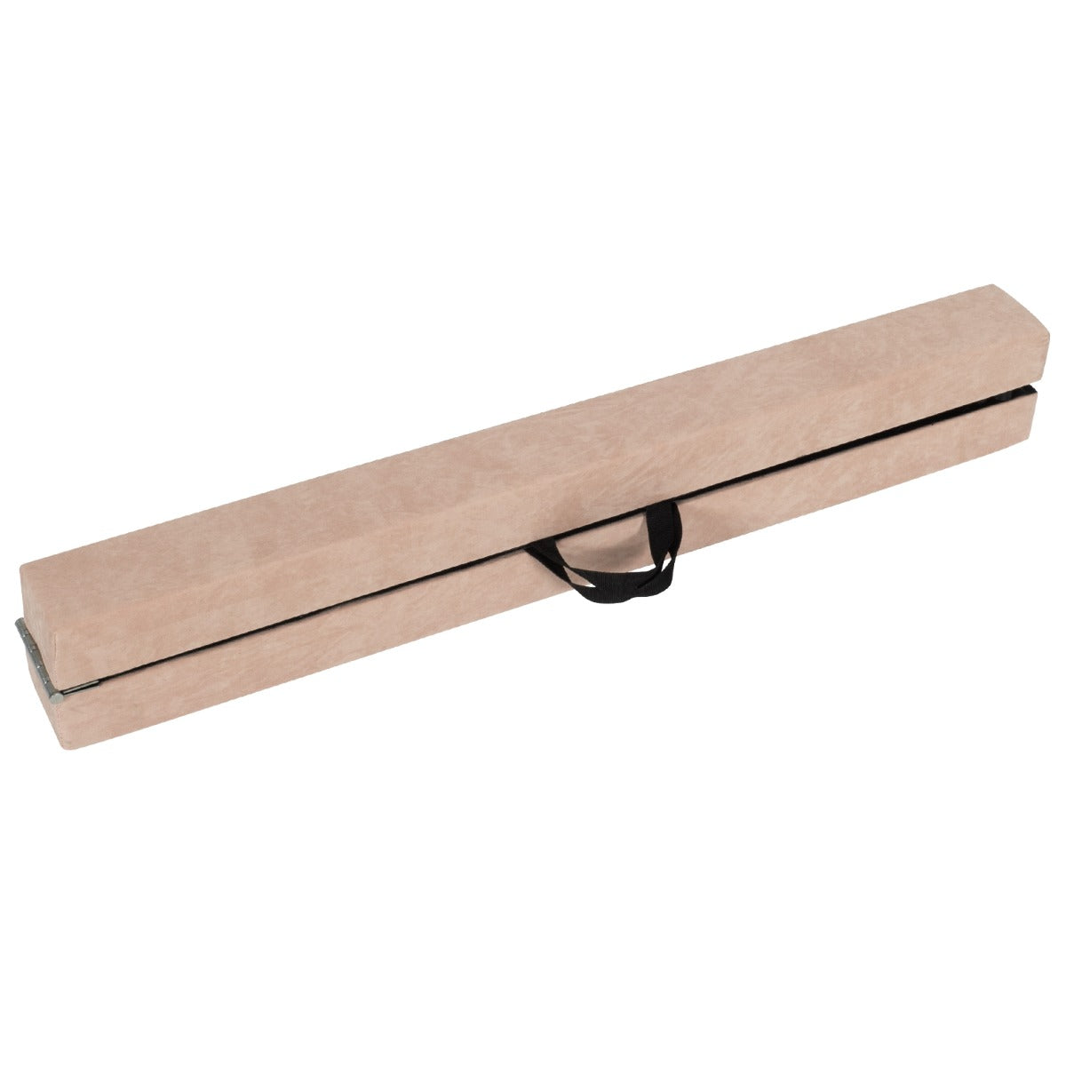 LIVSK opvouwbare evenwichtsbalk - EPE-schuim - Suède Bekleding - Massief Houten Basis - Antislip - 240 x 10 x 7,5 cm - Paars