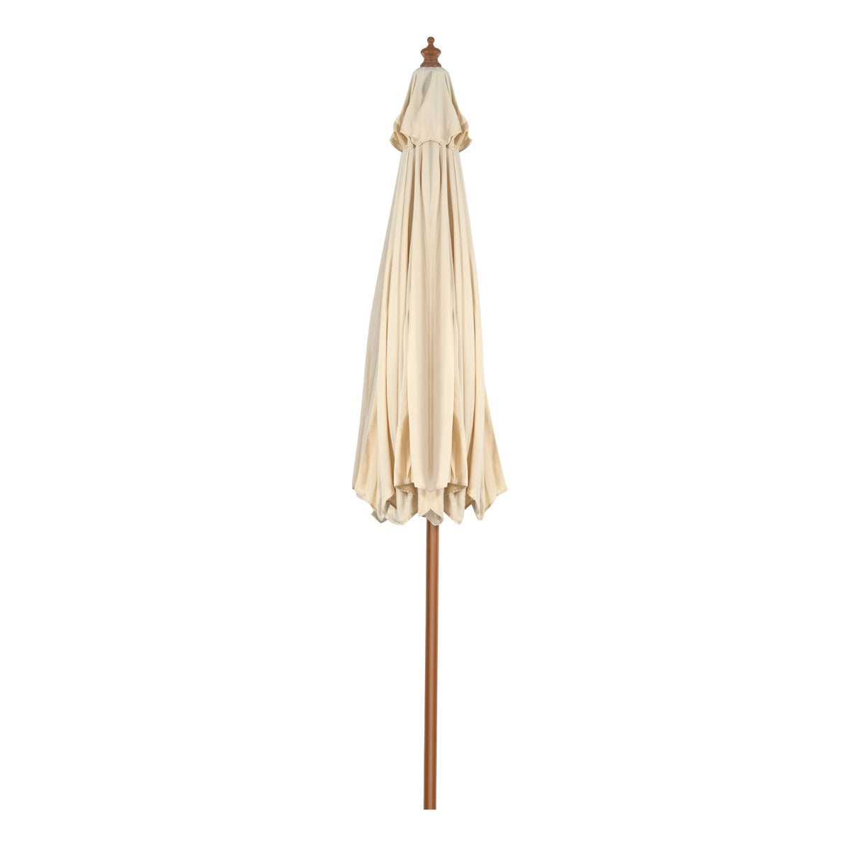 LIVSK 2,7m Katrol Patio Parasol - Waterdicht en Kantelbaar - Verstelbare Hoogte - Voor Terras en Tuin - Beige