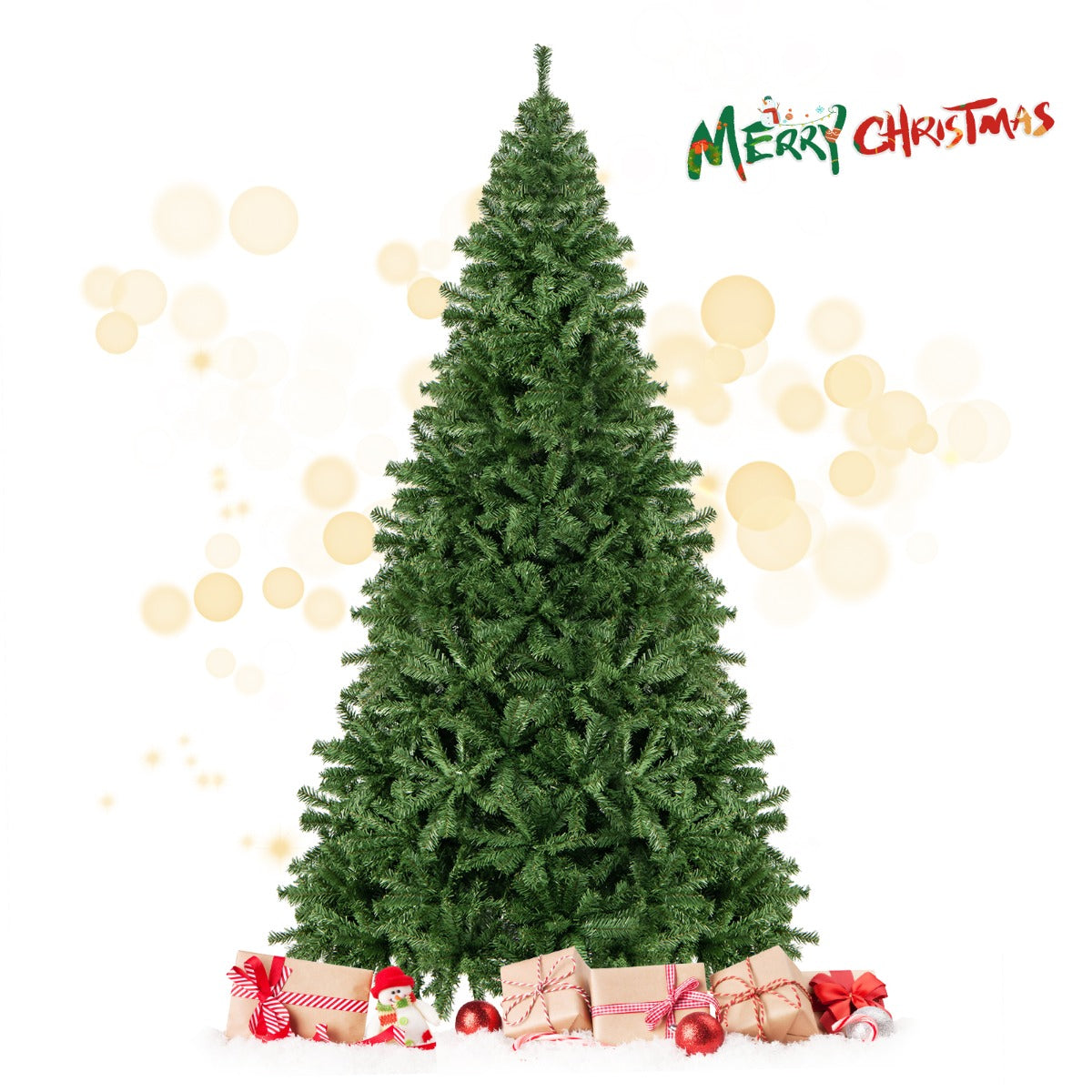 LIVSK Kunstkerstboom met Klapsysteem - 2132 PVC Naalden - 180 cm - Stevige Metalen Standaard - Eenvoudige Montage - Groen