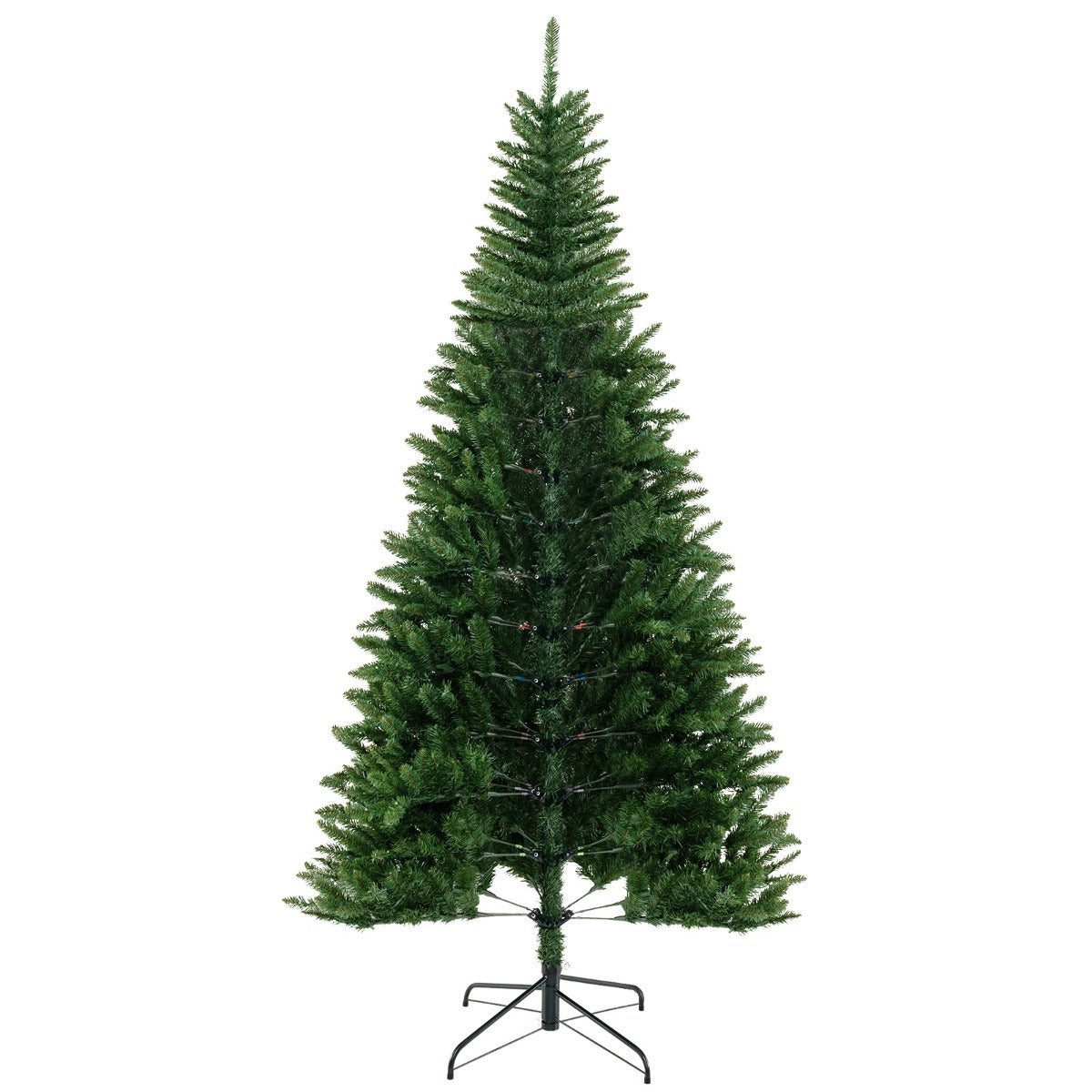 LIVSK Hoekkerstboom - 270° Ontwerp - 1137 Takken - 360 LED-lampjes - Vlamvertragend PVC - 240 cm - Groen