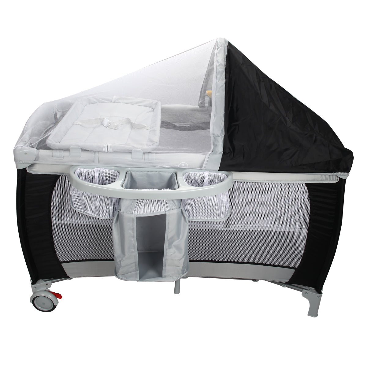 LIVSK Multifunctionele Draagbare Kinderbox - Wieg, Luiertafel en Activiteitencentrum - Inclusief Muziekdoos - 120 x 60 x 76 cm -