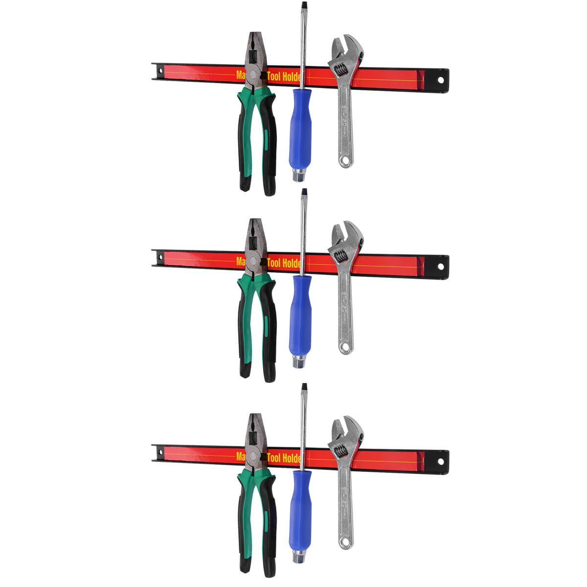 LIVSK Magnetische Gereedschapshouder - Sterke Magneet - Ruimtebesparend - Eenvoudig te Monteren - Draagvermogen 10 kg - Zwart