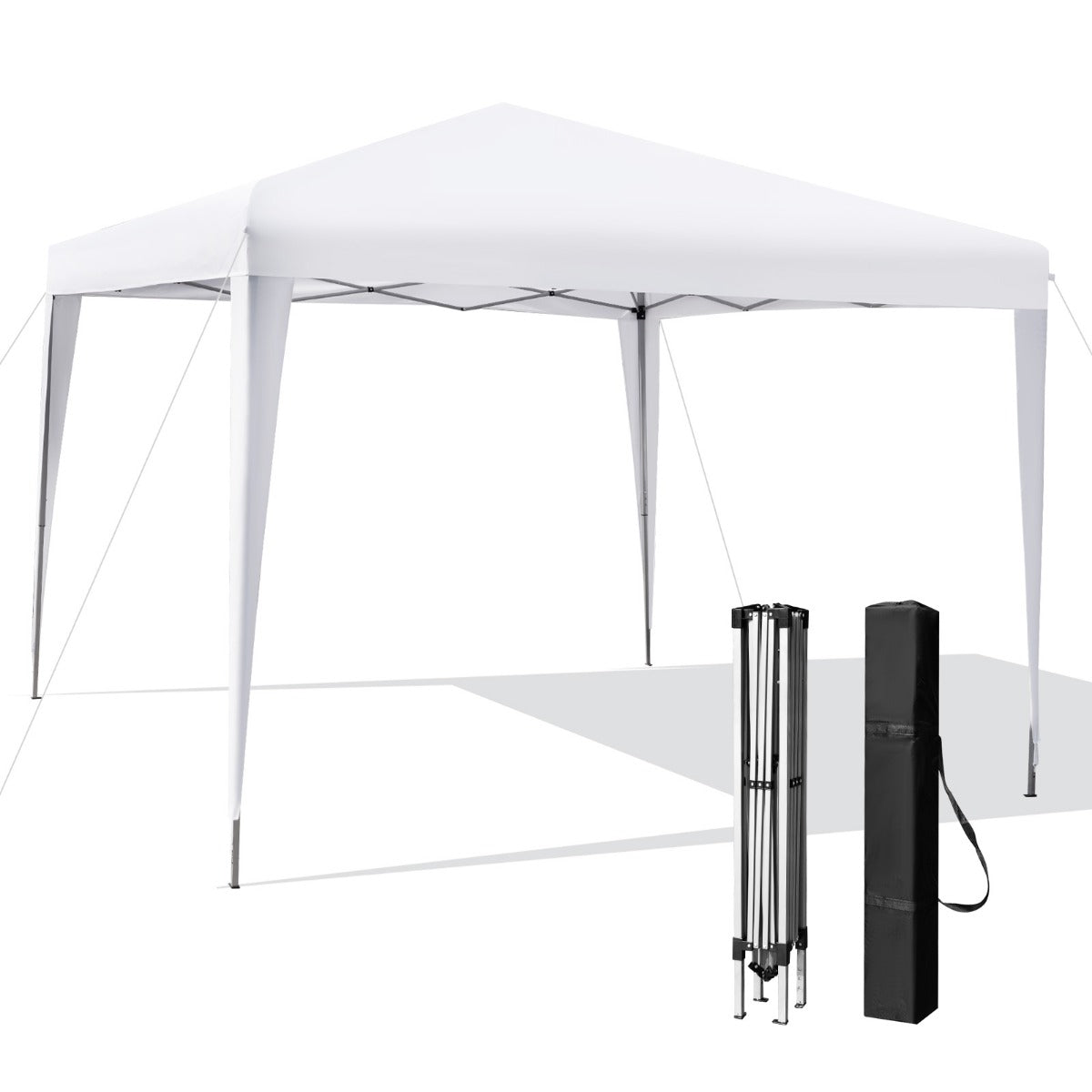 LIVSK Pop-up Paviljoen - Verstelbaar in Hoogte - Waterdicht - Eenvoudig Op te Zet - 9 m² Schaduw - Draagtas - 295 x 295 x 249-255