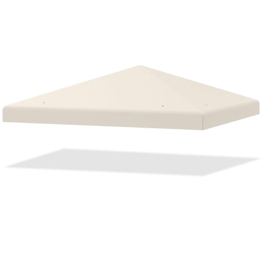 LIVSK Overkappingstent - Waterdicht en Hittebestendig - Stevige Constructie - Ideaal voor Tuinfeesten - 300 x 300 cm - Beige