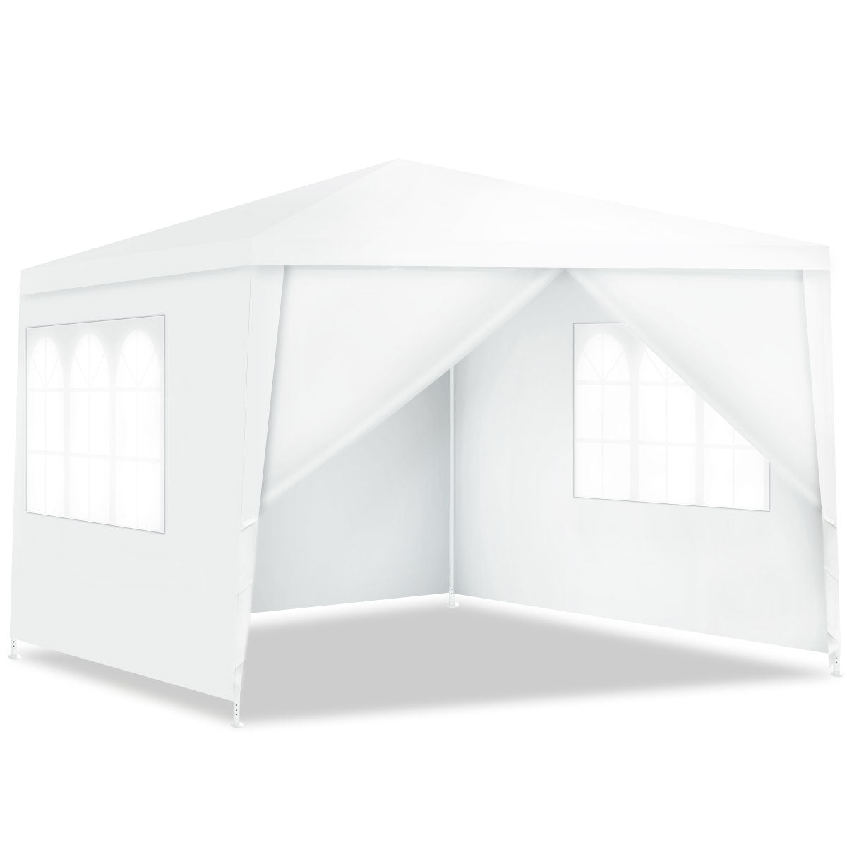 LIVSK Tuinpaviljoen 3x3 m - Metalen Constructie met Afneembare Wanden - Water- en Slijtbestendig - Voor Feesten en Evenementen -
