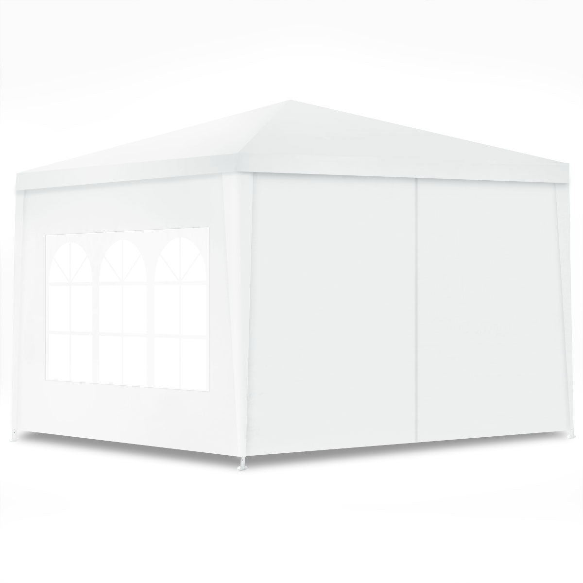 LIVSK Tuinpaviljoen 3x3 m - Metalen Constructie met Afneembare Wanden - Water- en Slijtbestendig - Voor Feesten en Evenementen -
