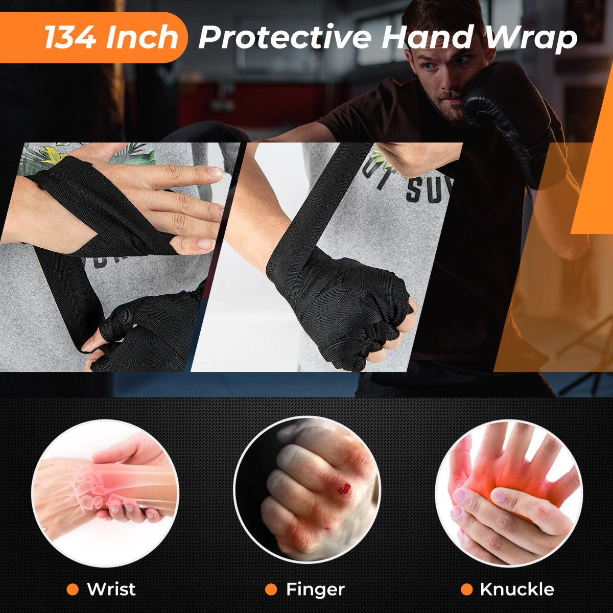 LIVSK Bokszakset met 12oz Bokshandschoenen - Inclusief Handbandages en Haak - Flexibel en Duurzaam - Zwart