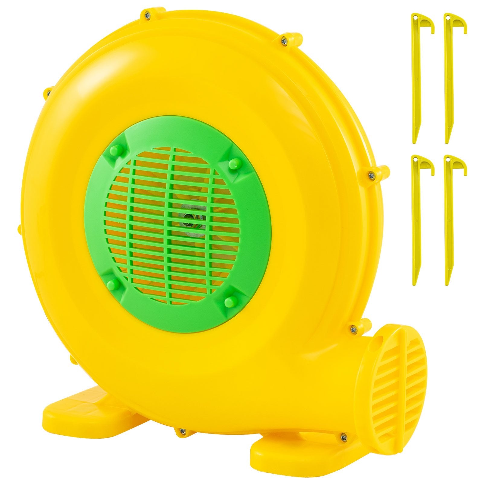 LIVSK Elektrische Blower 450W - Hoog Luchtvolume 850 m³/u - Schokbestendig - Waterdichte Schakelaar - Geel