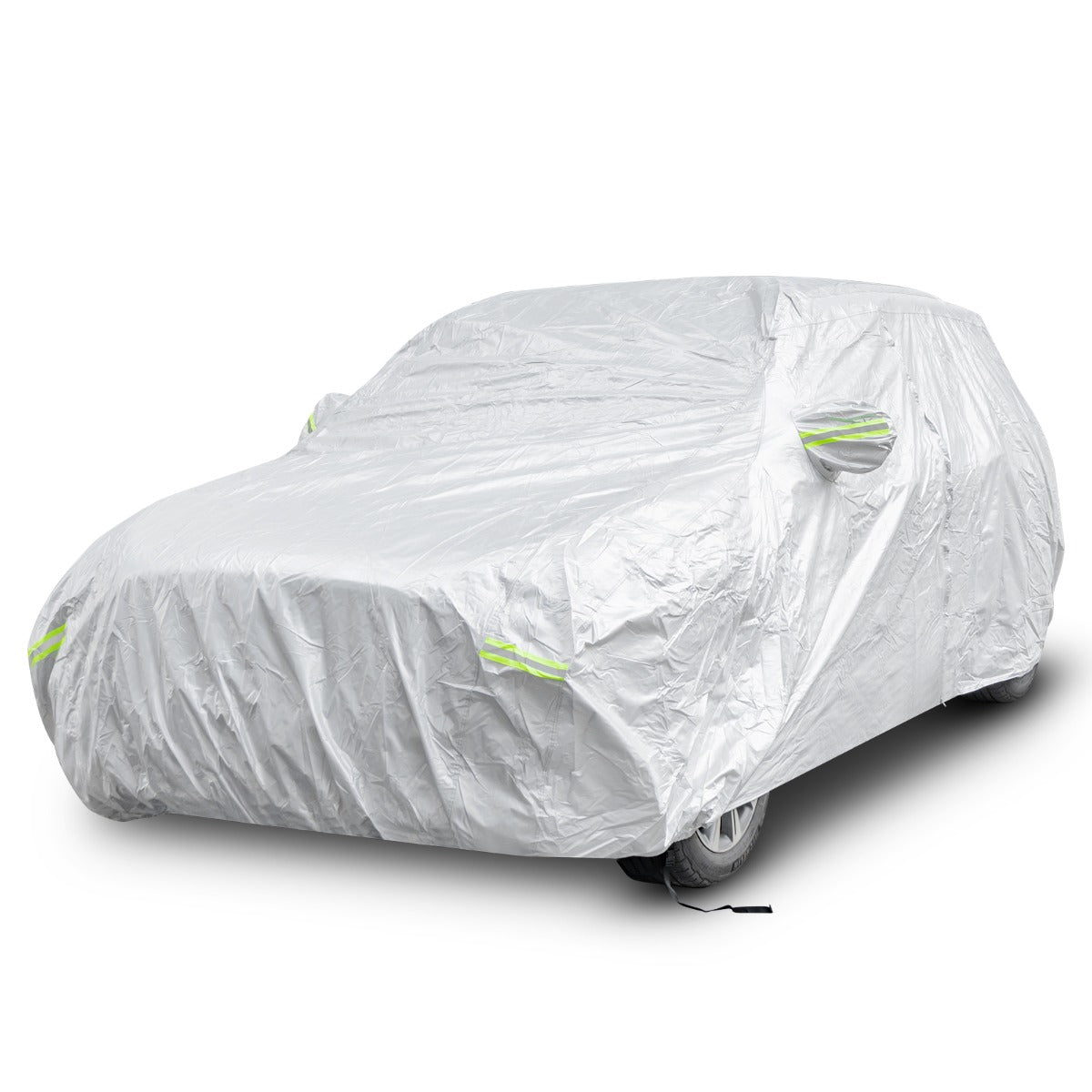 LIVSK Autohoes - 3-laagse Bescherming - UV-, Regen- en Sneeuwbestendig - Reflecterende Strips - Inclusief Opbergtas - 483 x 190 x