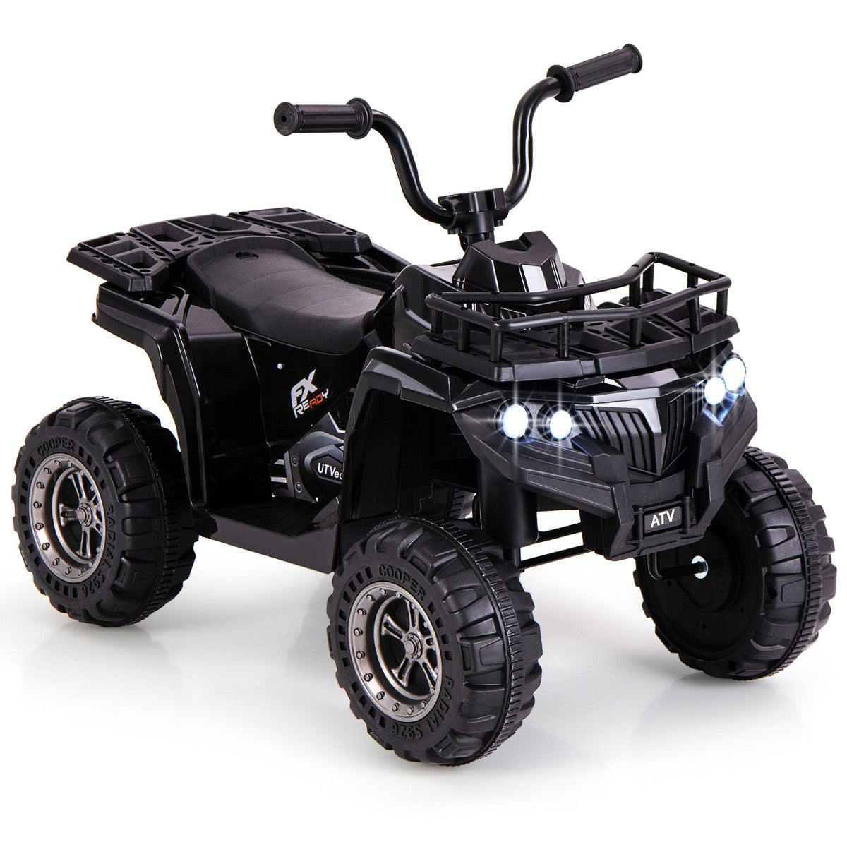 Livsk costway 6v elektrische quad voor kinderen met vooruit en achteruitfunctie zwart 1 1