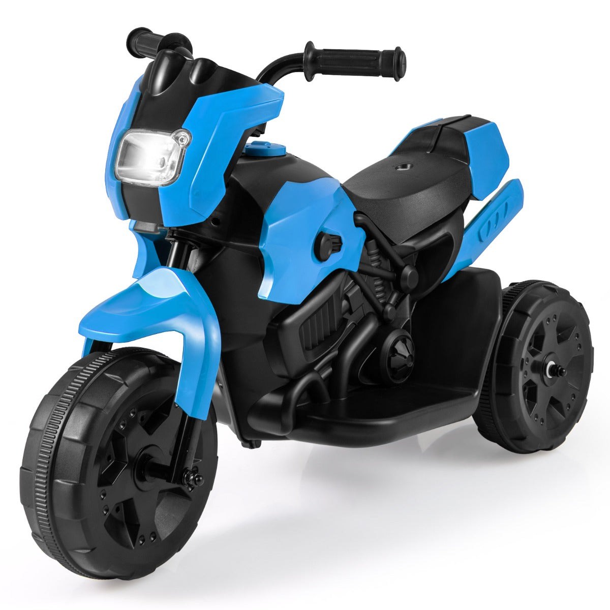 Livsk costway 6v kindermotorfiets batterijgevoede elektrische speelgoed voor jongens en meisjes van 37 72 maanden marineblauw